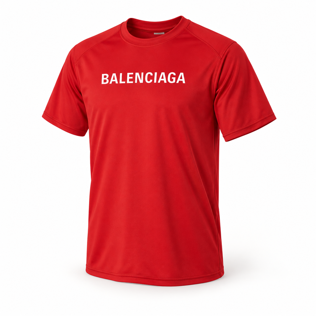 Men's Balenciaga Performance T-Shirt red alternate angle