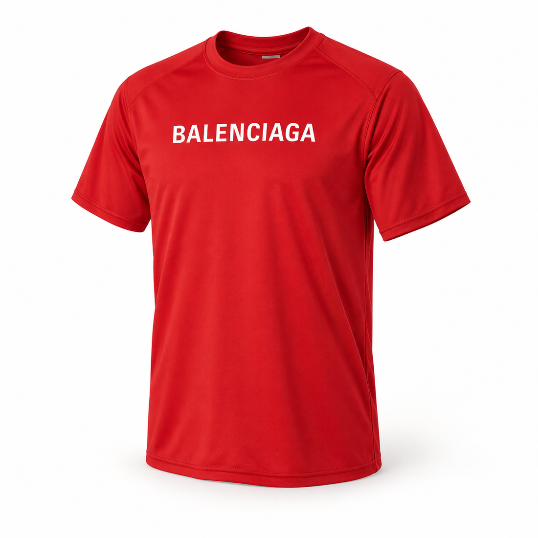 Men's Balenciaga Performance T-Shirt red alternate angle