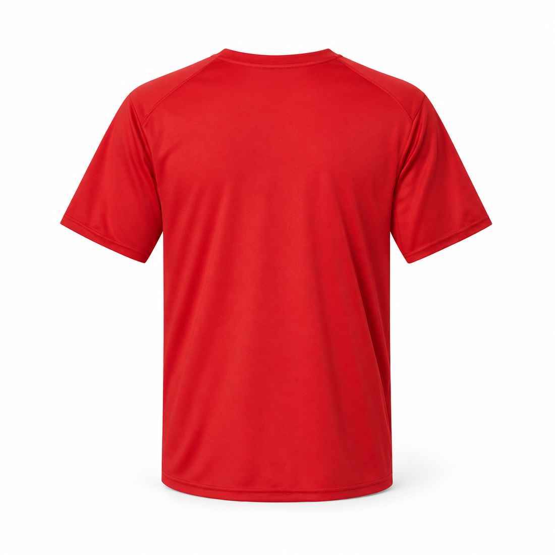 Men's Balenciaga Performance T-Shirt red rear view