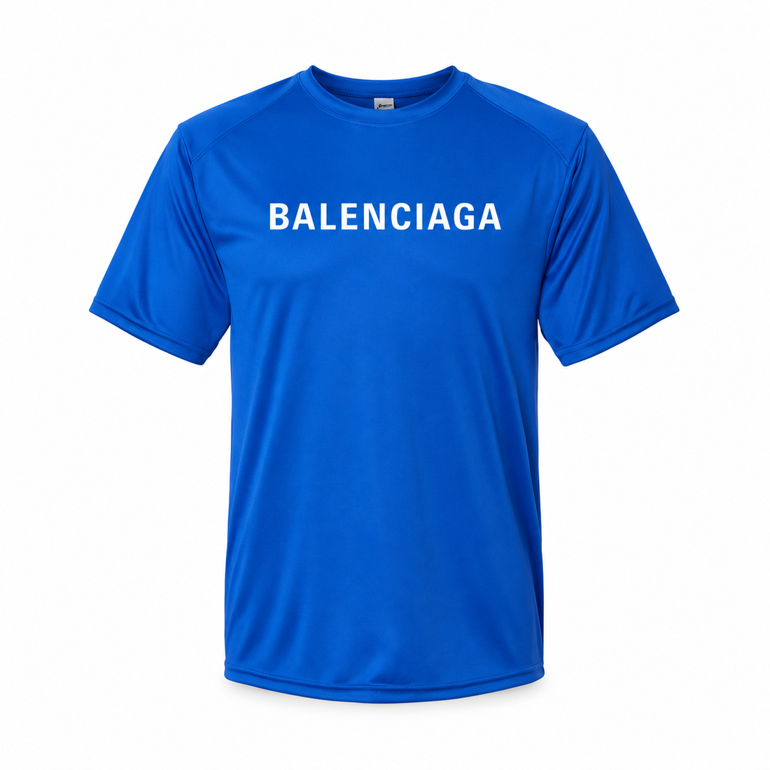 Men's Balenciaga Performance T-Shirt royal blue main front view