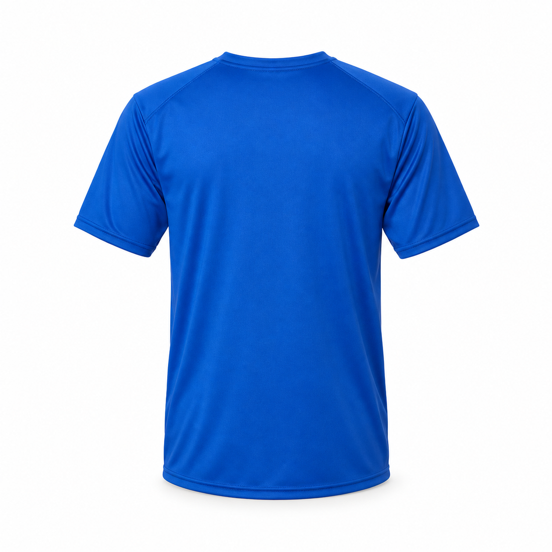 Men's Balenciaga Performance T-Shirt royal blue rear view