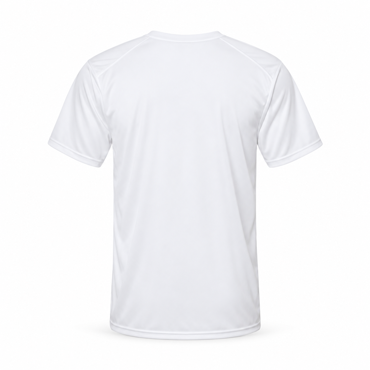 Men's Balenciaga Performance T-Shirt white rear view