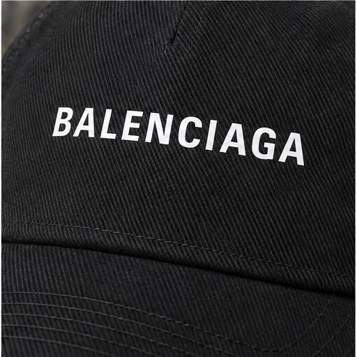 Balenciaga Dad Baseball Cap Hat | Color: Black | Image 5