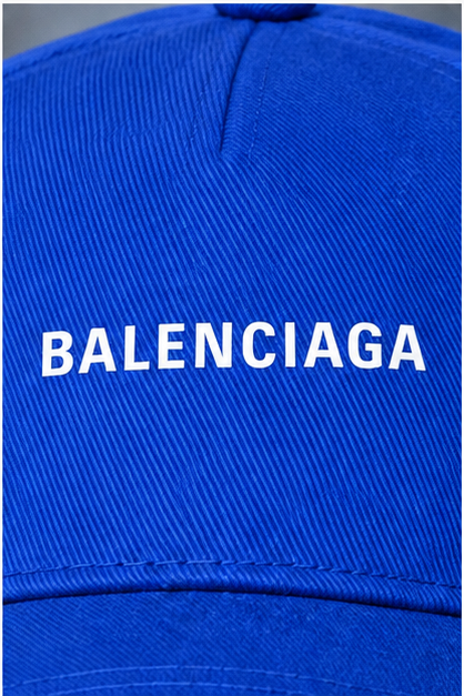 Balenciaga Dad Baseball Cap Hat | Color: Blue | Image 5