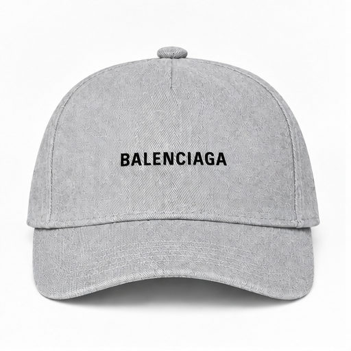 Balenciaga Dad Baseball Cap Hat | Color: Grey | Image 1