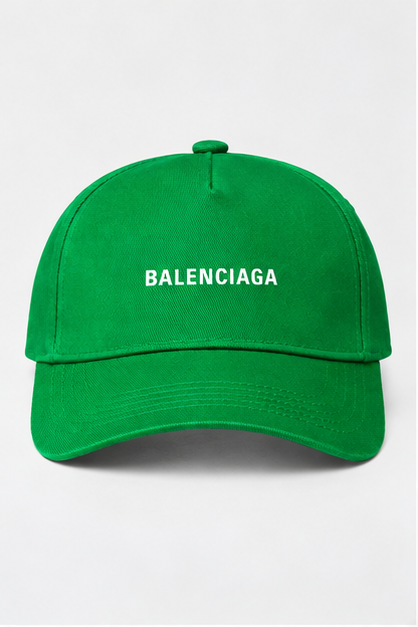 Balenciaga Dad Baseball Cap Hat | Color: Kelly Green | Image 1
