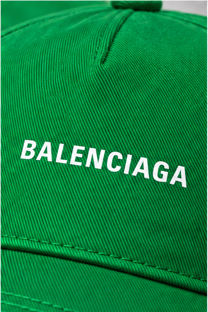 Balenciaga Dad Baseball Cap Hat | Color: Kelly Green | Image 5
