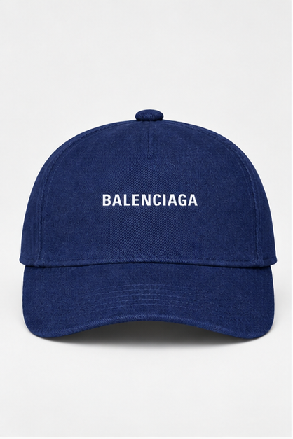 Balenciaga Dad Baseball Cap Hat | Color: Navy | Image 1