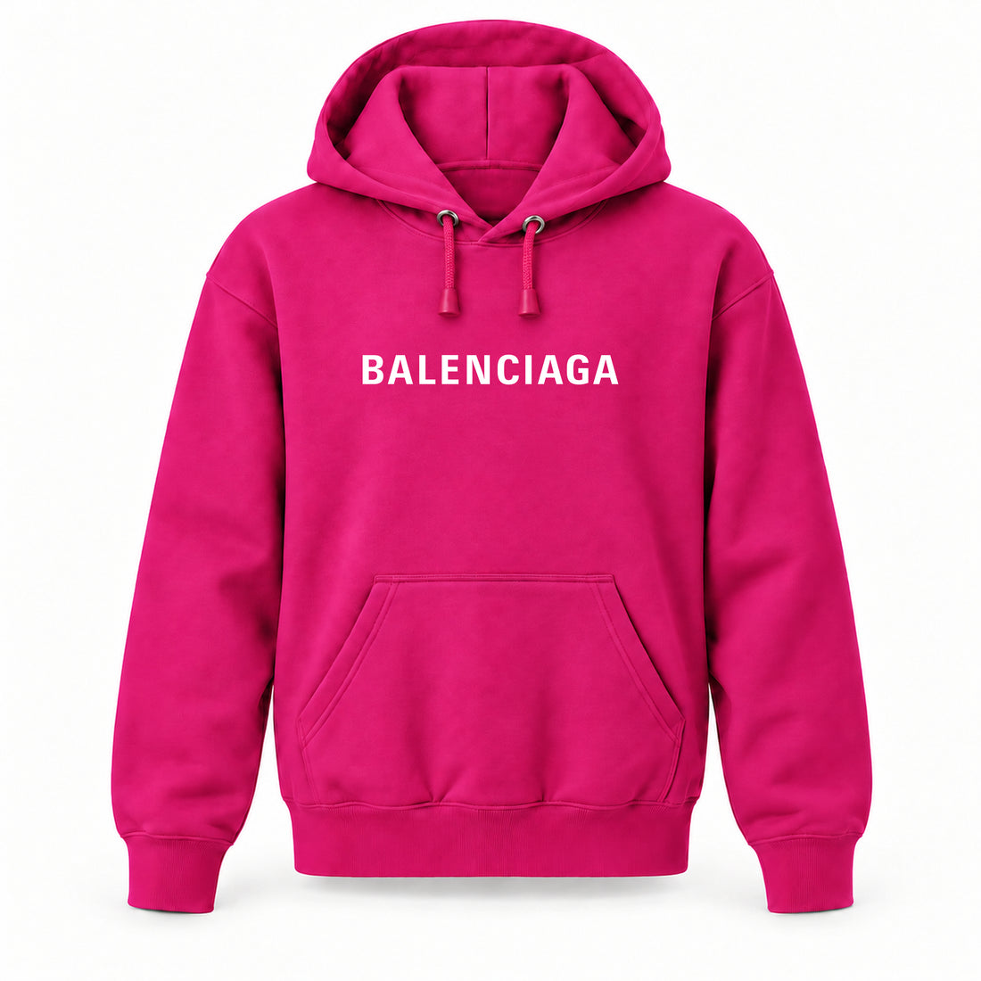 Balenciaga Youth Large Hoodie – Ages 10–12 | Color: Hot Pink