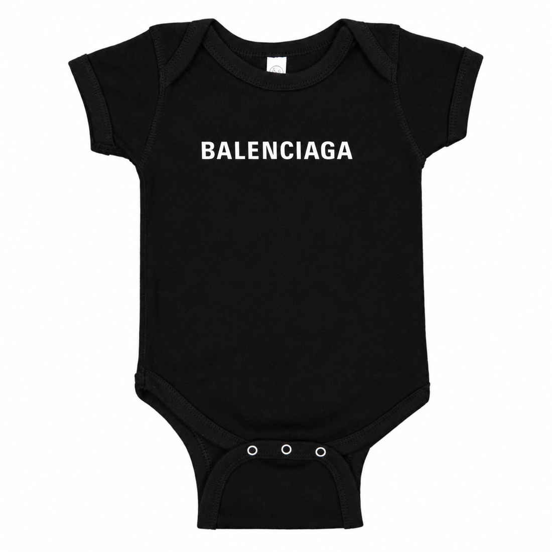 Balenciaga Baby Romper Onesie - Black - detail