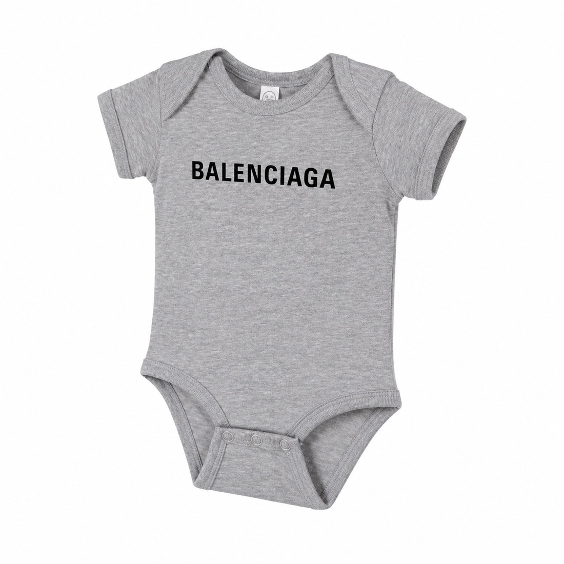 Balenciaga Baby Romper Onesie - Grey - three-quarter