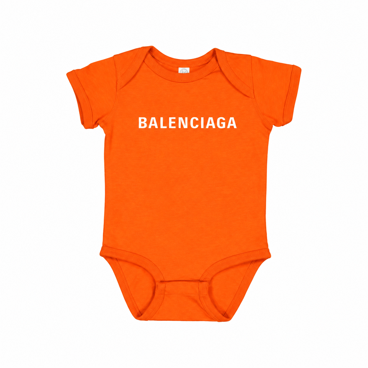 Balenciaga Baby Romper Onesie - Orange - hero