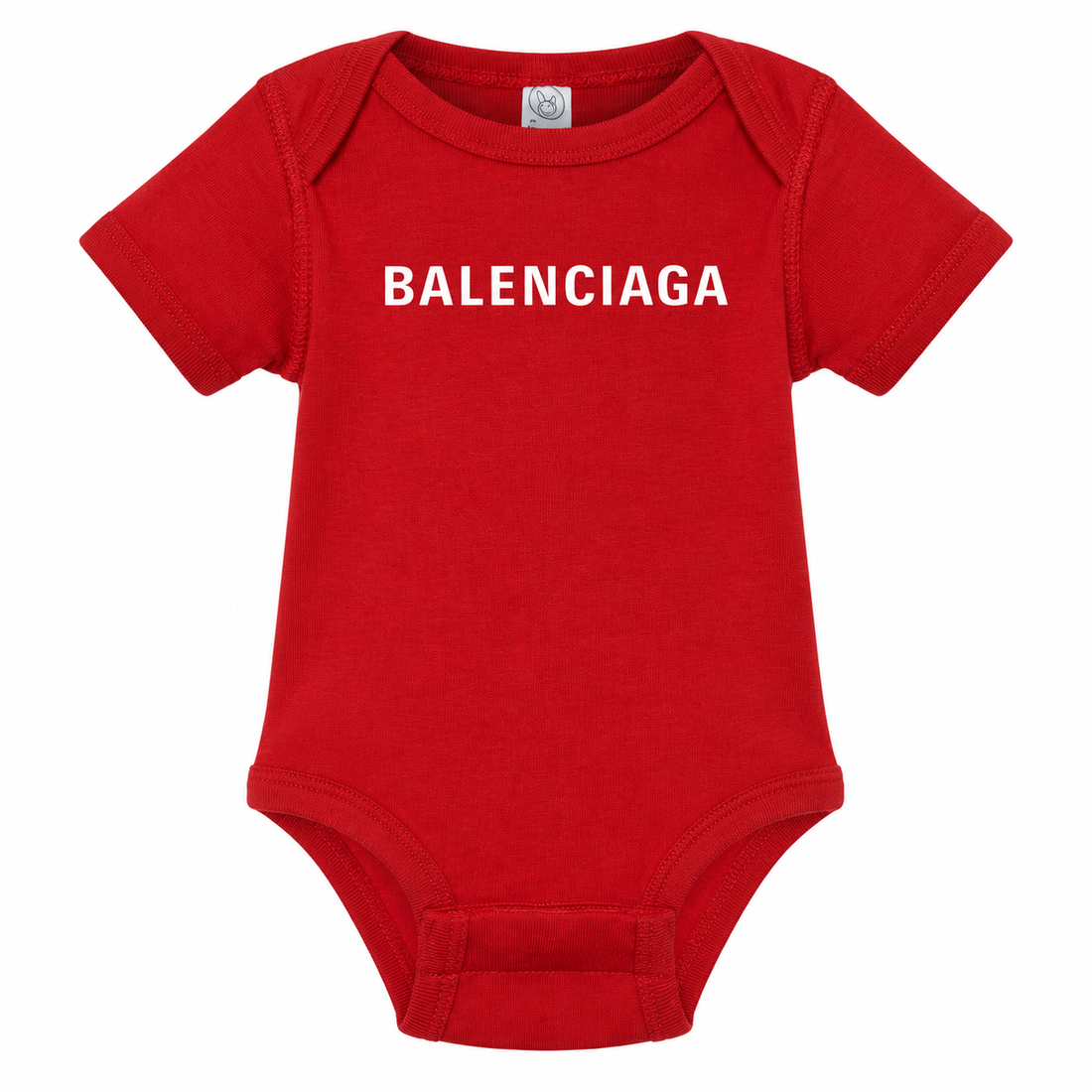 Balenciaga Baby Romper Onesie - Red - detail