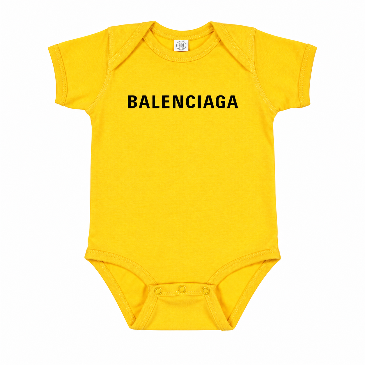 Balenciaga Baby Romper Onesie - Yellow - hero