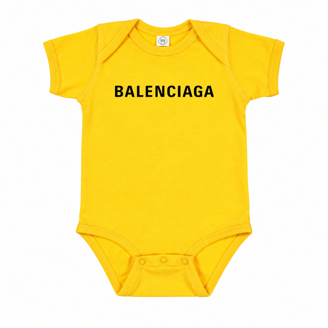 Balenciaga Baby Romper Onesie - Yellow - hero