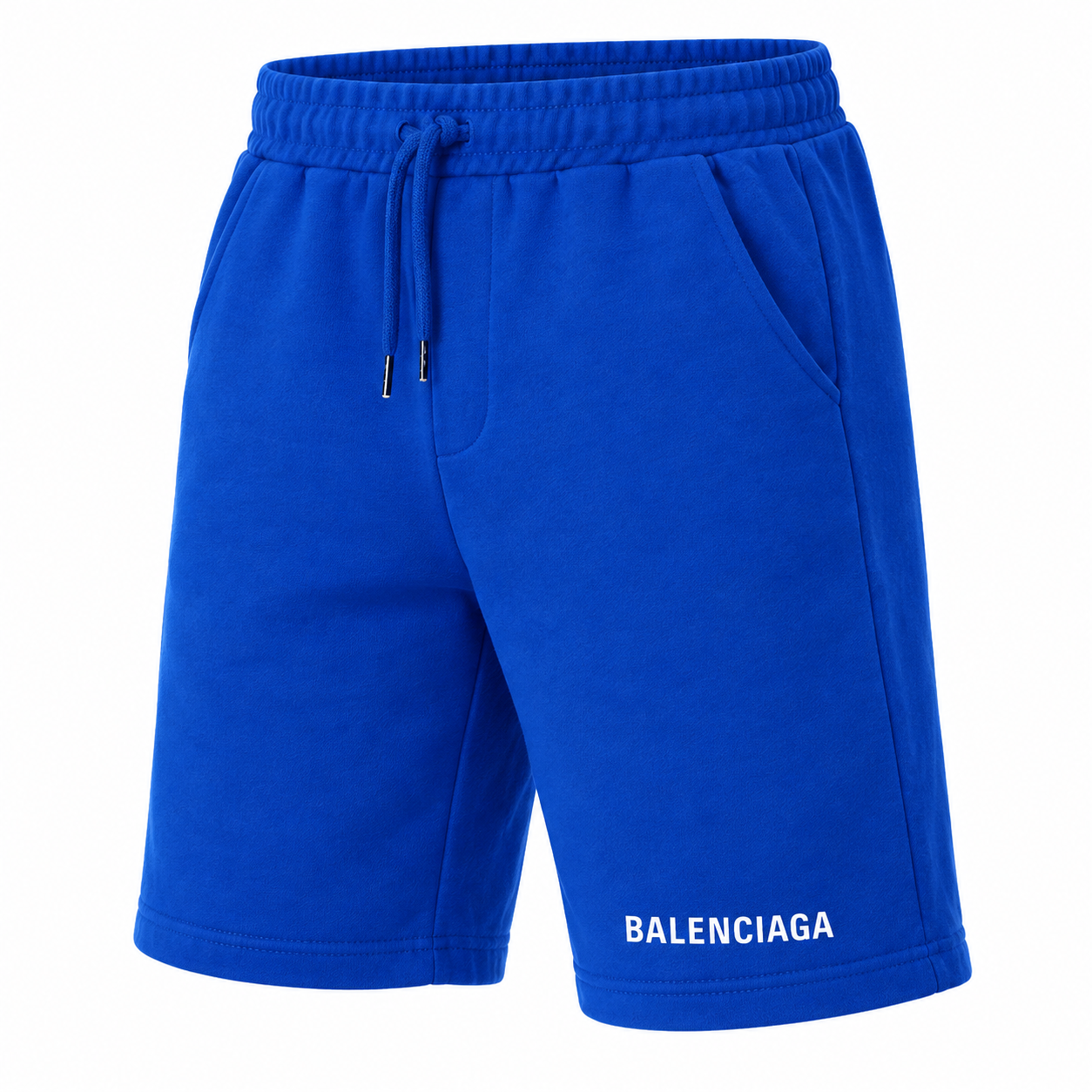 Blue Balenciaga shorts view 3