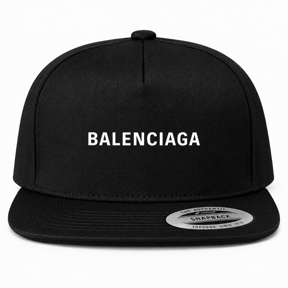 Balenciaga Snapback Hat - Black - Image 3