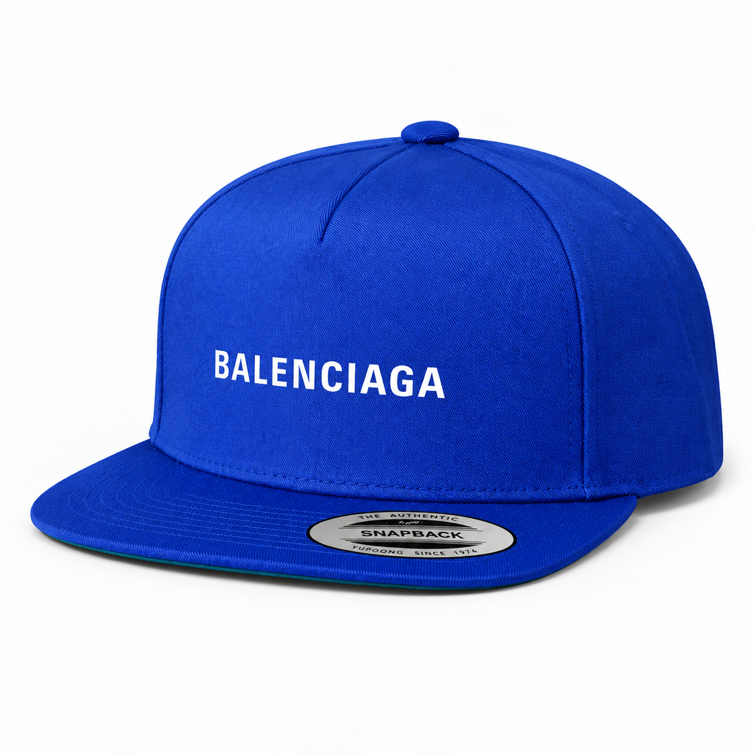 Balenciaga Snapback Hat - Blue - Image 4