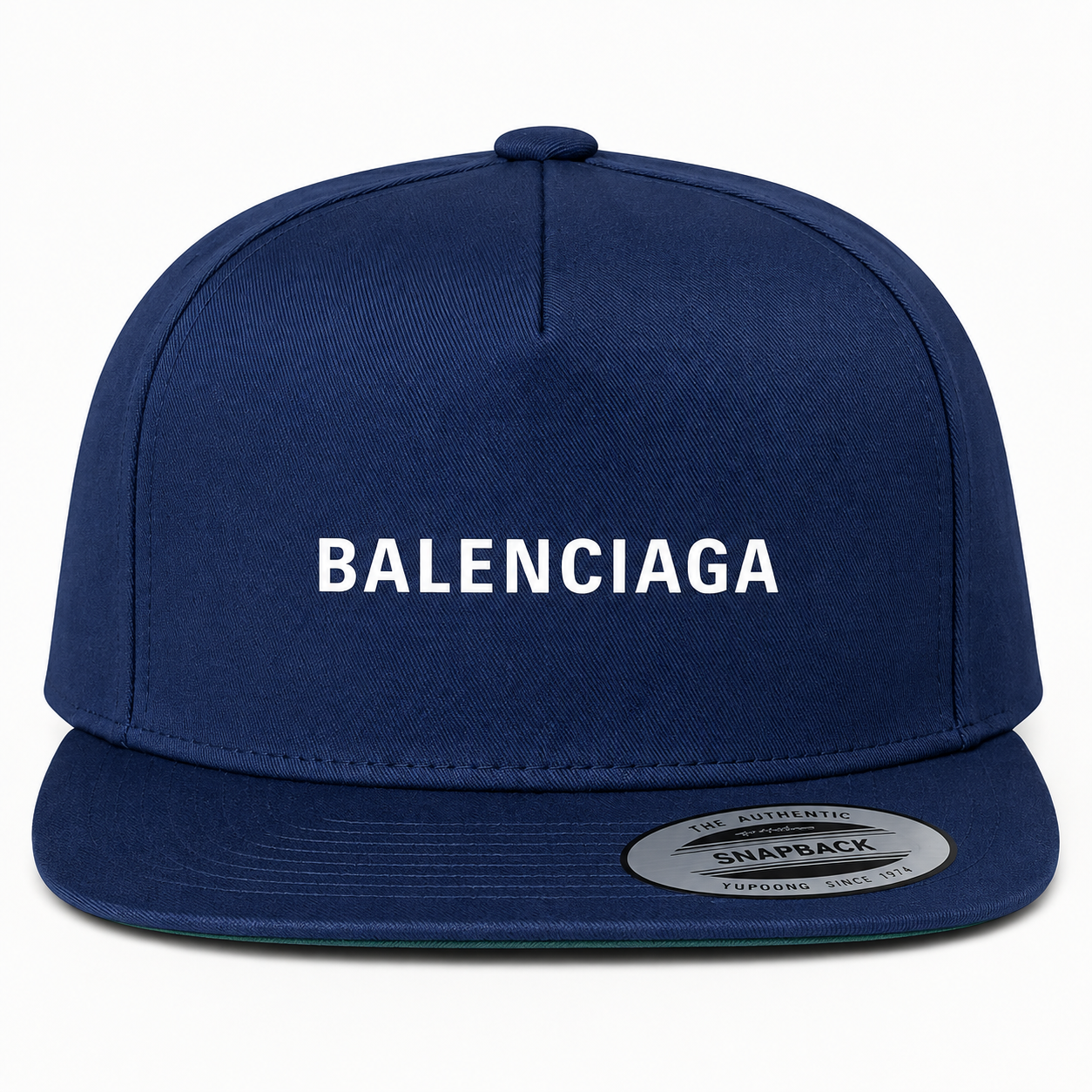 Balenciaga Snapback Hat - Navy - Image 3
