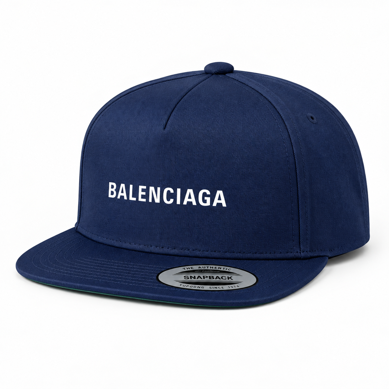 Balenciaga Snapback Hat - Navy - Image 4
