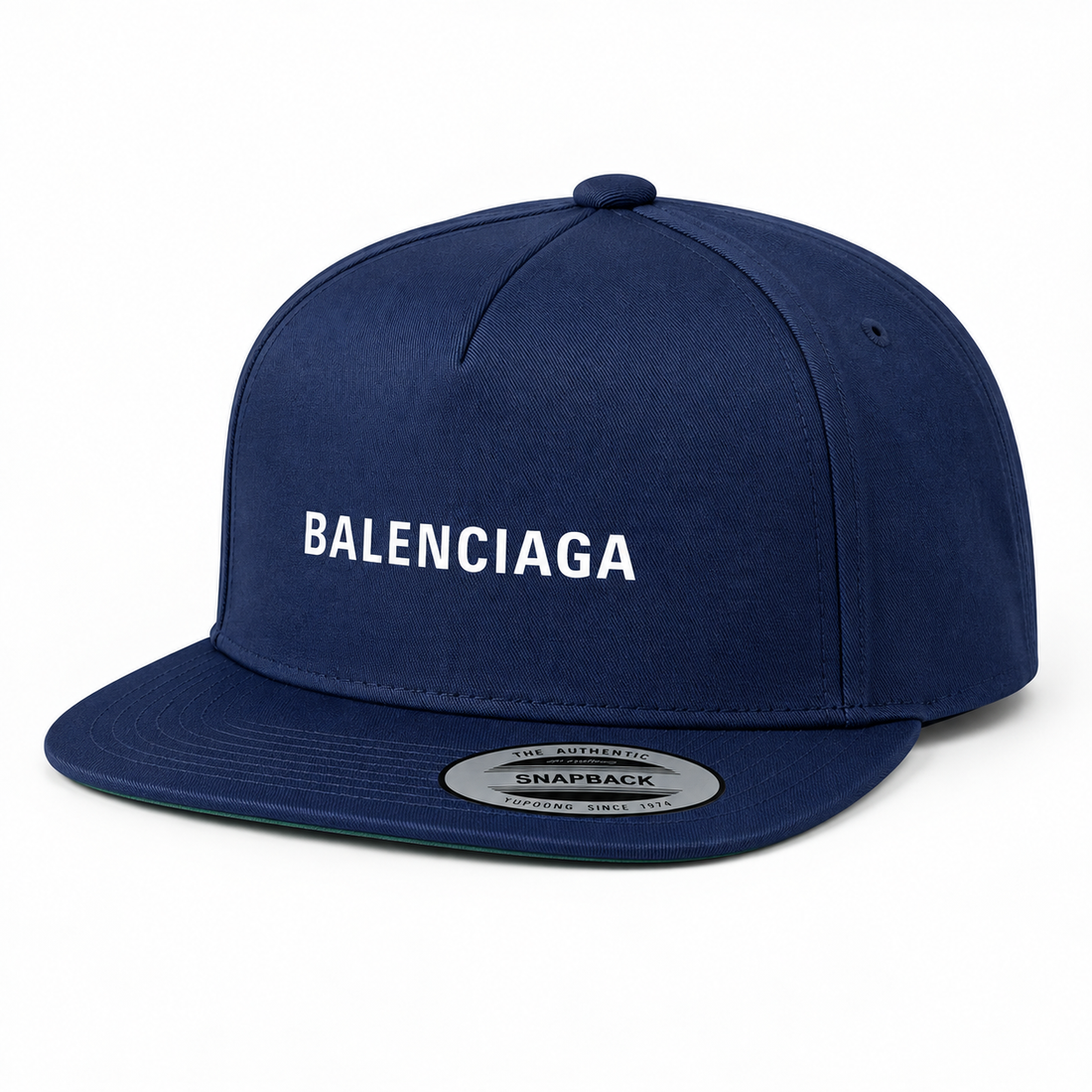 Balenciaga Snapback Hat - Navy - Image 4