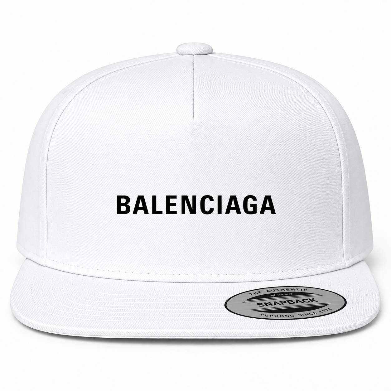 Balenciaga Snapback Hat - White - Image 3