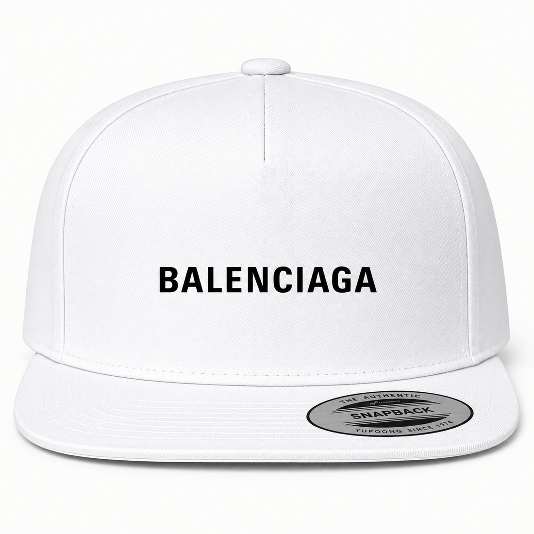 Balenciaga Snapback Hat - White - Image 3