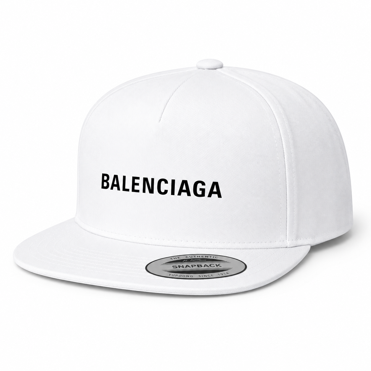 Balenciaga Snapback Hat - White - Image 4