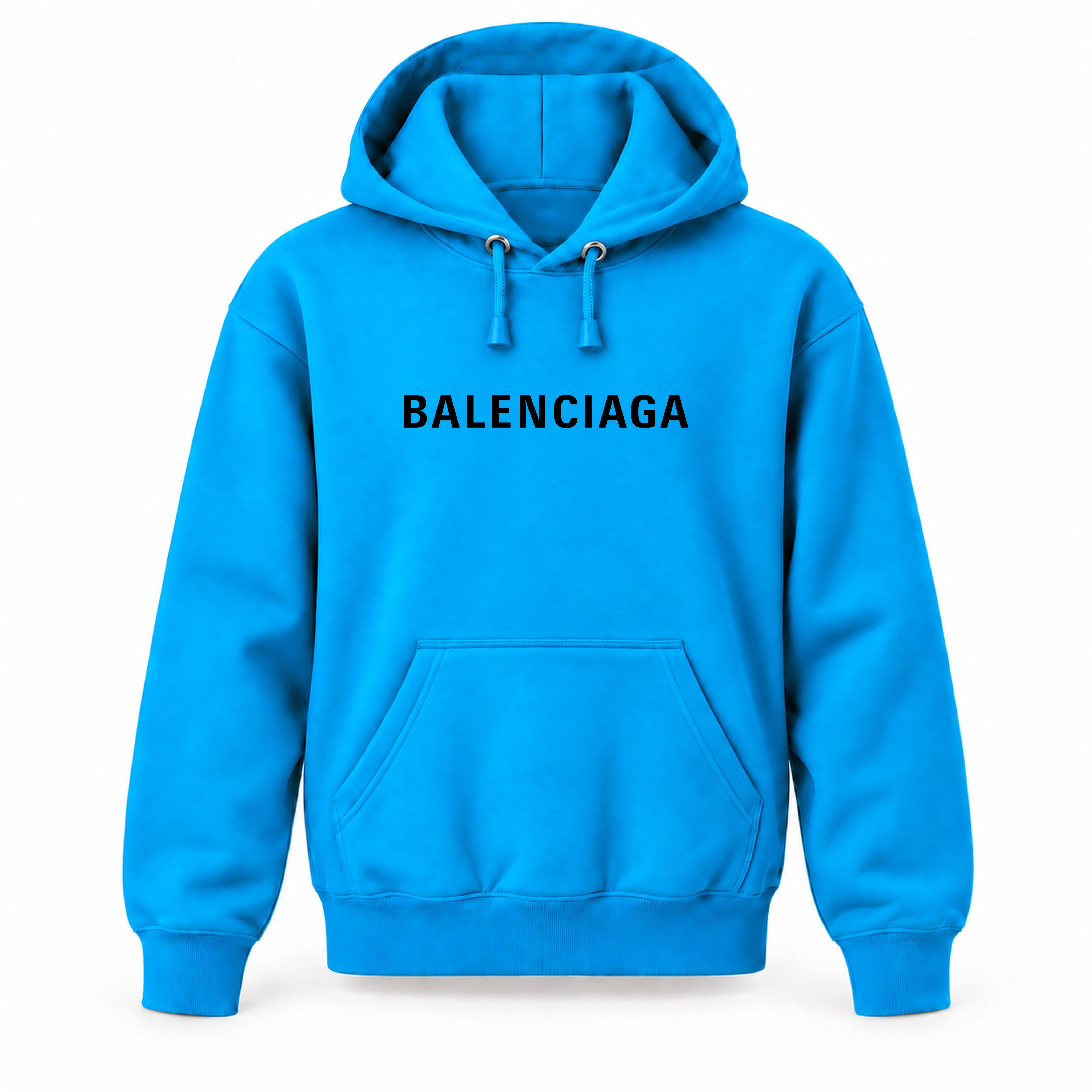 Balenciaga Youth Large Hoodie – Ages 10–12 | Color: Turquoise