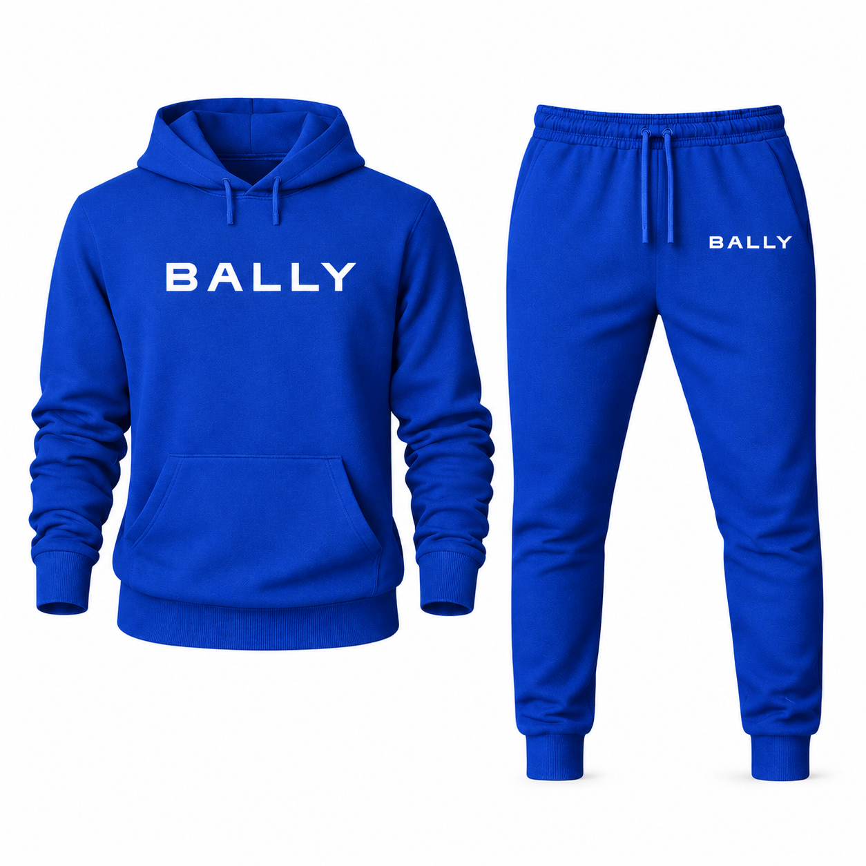 Men's Bally Hoodie Joggers Set - Blue - hero