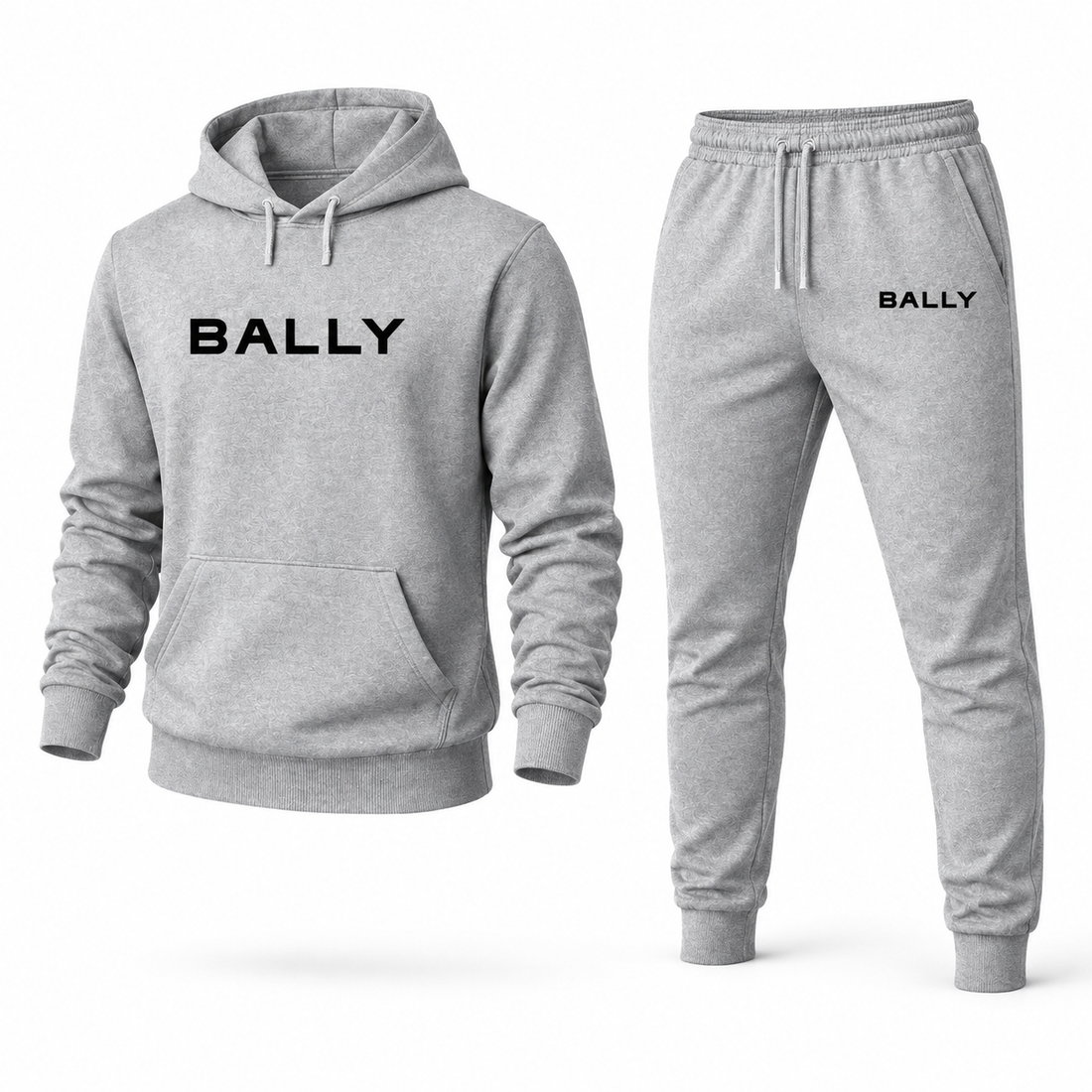Men's Bally Hoodie Joggers Set - Grey - three-quarter