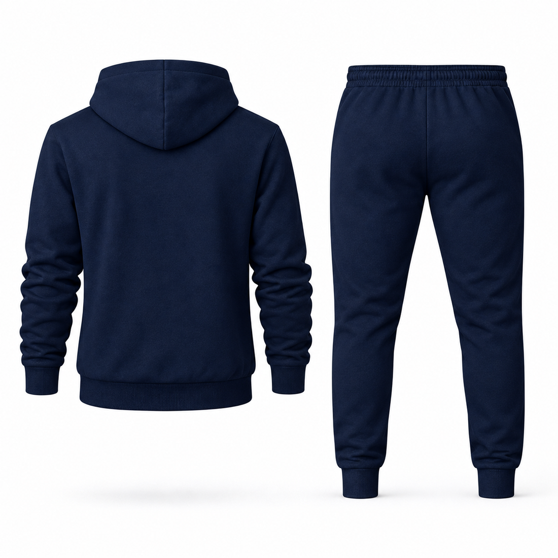 Men's Bally Hoodie Joggers Set - Navy - back