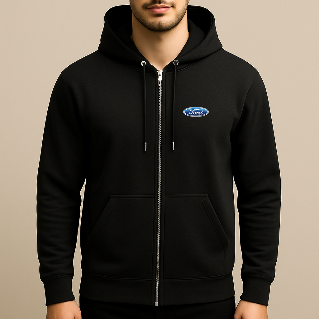 Men’s Ford Car Zipper Hoodie