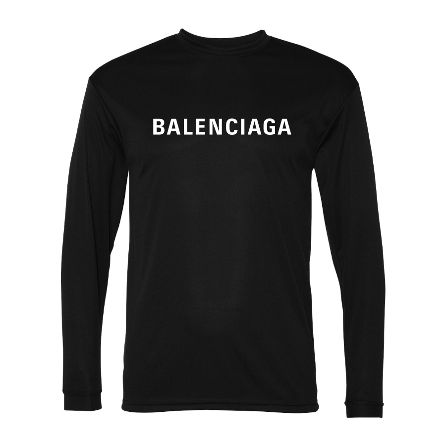 Men's Balenciaga Polyester Long Sleeve T-Shirt