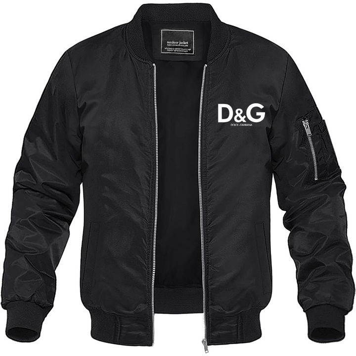Men's Dolce and Gabbana Lightweight Bomber Jacket Windbreaker Softshell Varsity Jacket Coat