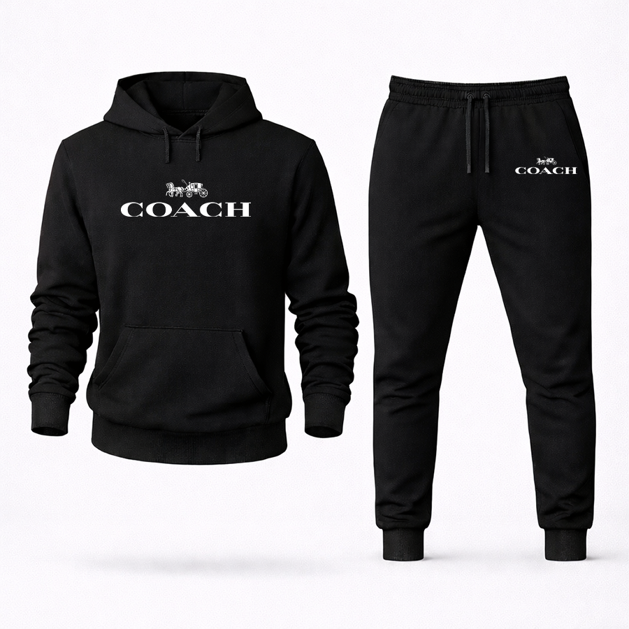 Men's Coach Hoodie Joggers Set