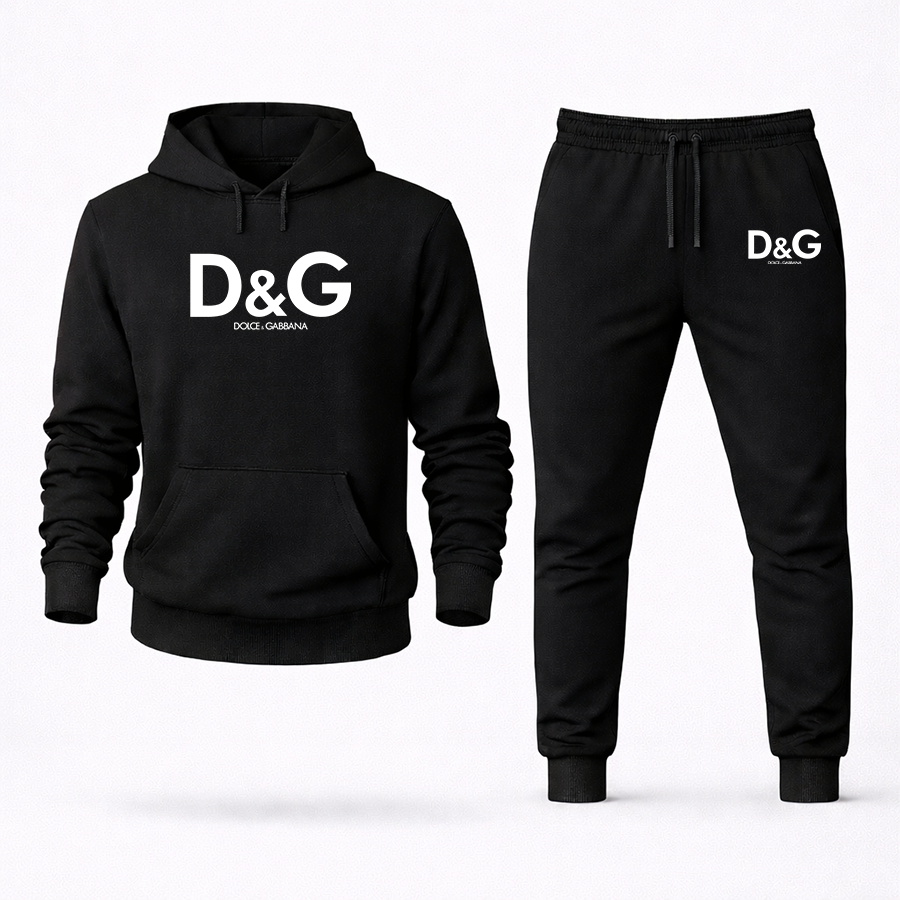 Men's Dolce and Gabbana Hoodie Joggers Set