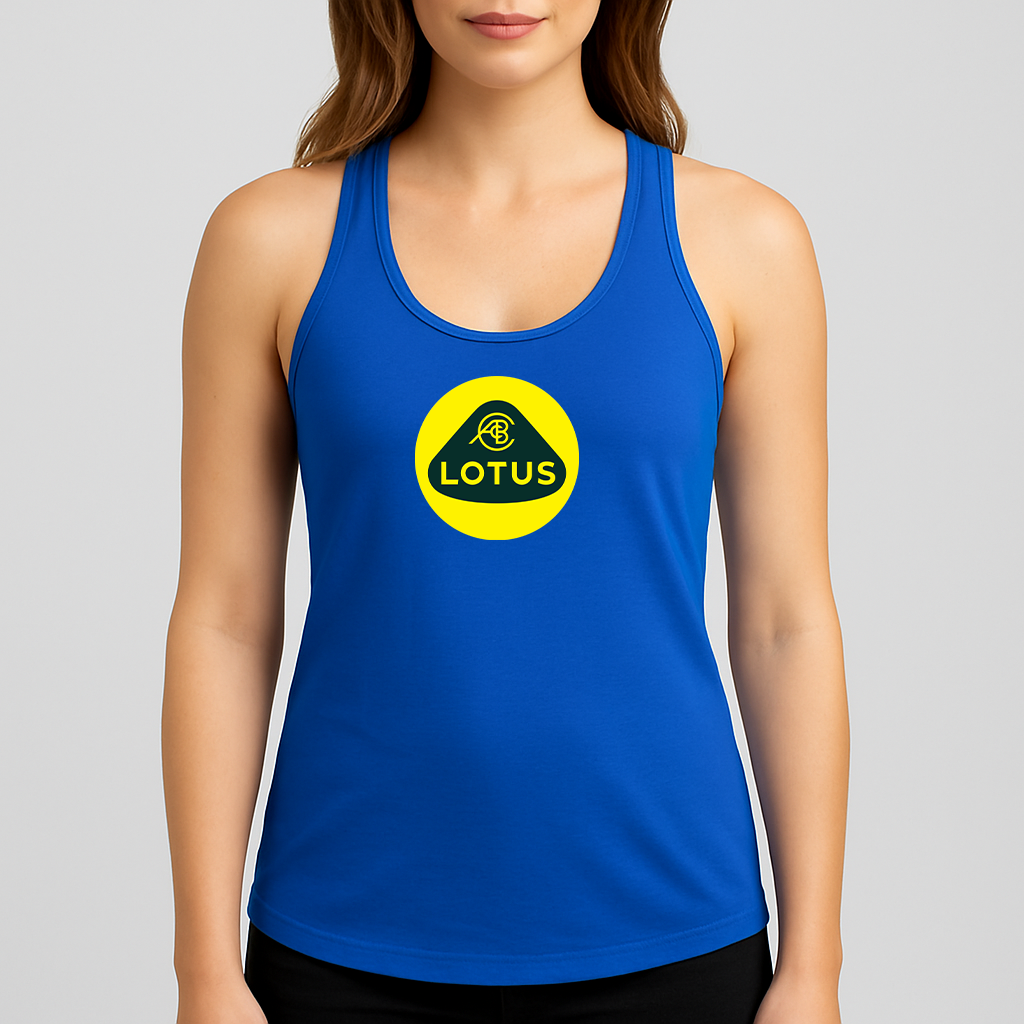 Women's Lotus Car Racerback Tank Top