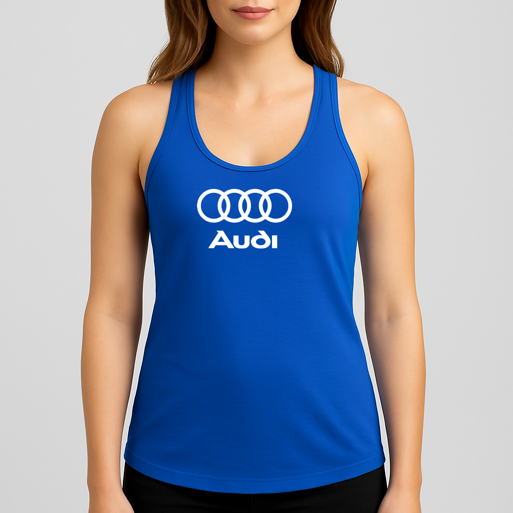 Women's Audi Motorsports Car Racerback Tank Top