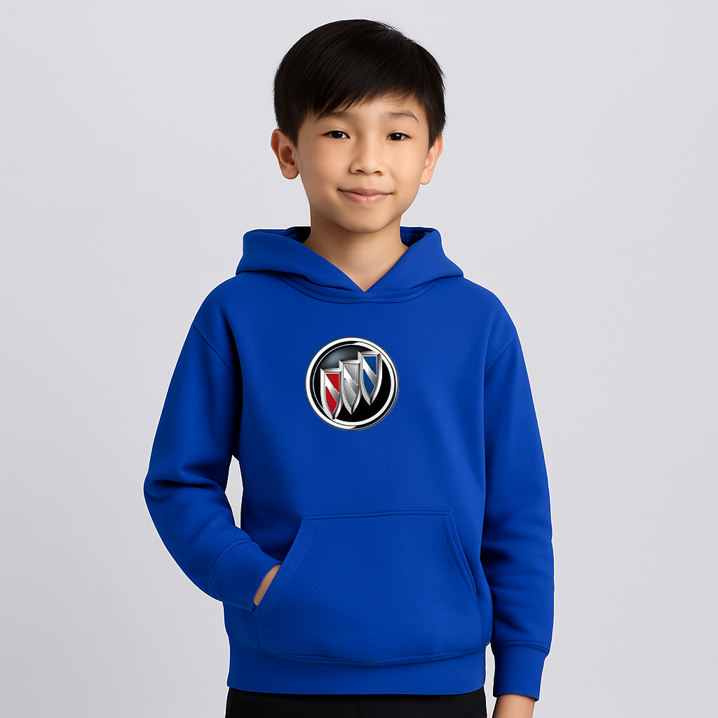 Youth Kids Buick Car Pullover Hoodie