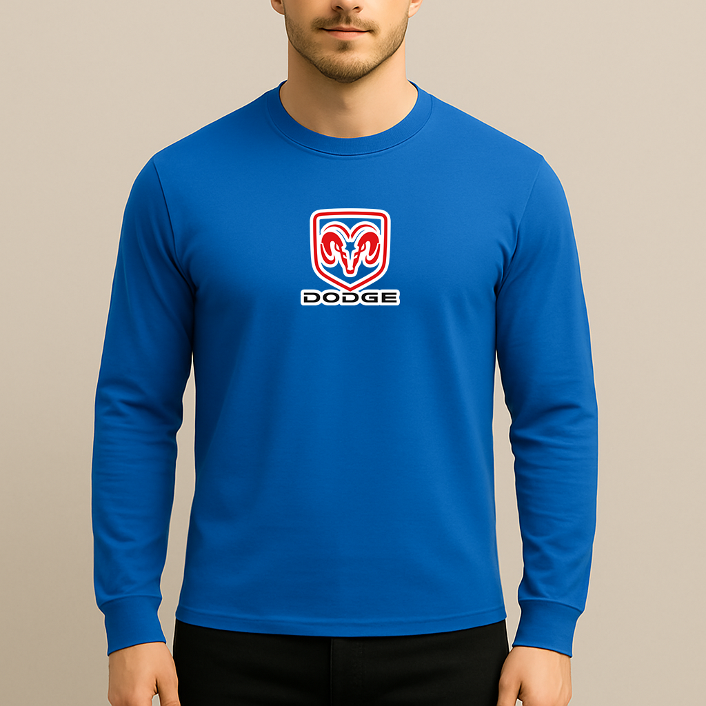 Men’s Dodge Car Long Sleeve T-Shirt