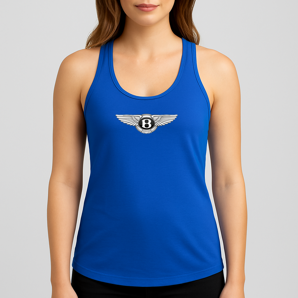 Women's Bentley Motorsports Car Racerback Tank Top