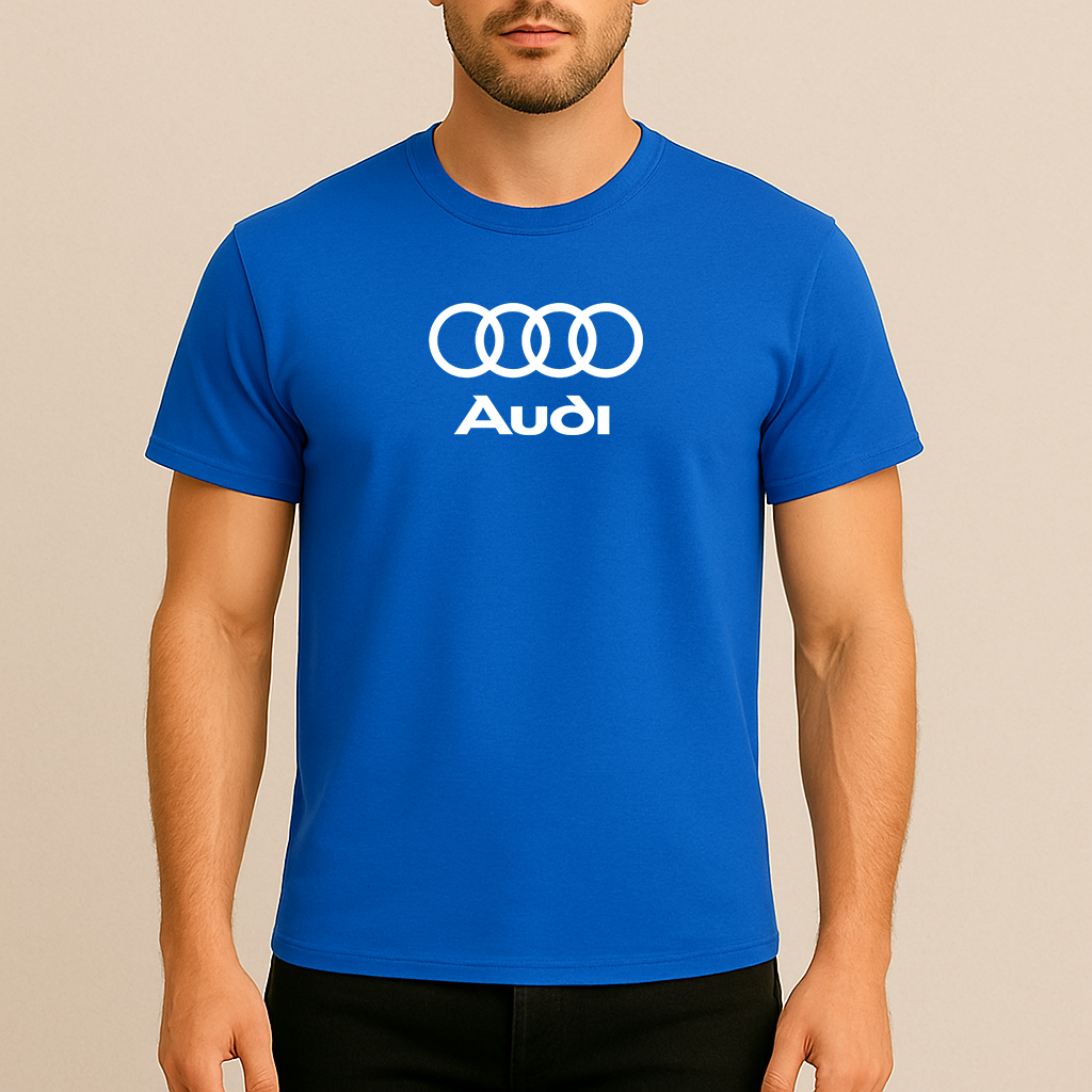 Men's Audi Motorsports Car Cotton T-Shirt