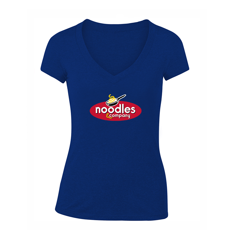 Women's Noodles & Company  V-Neck T-Shirt