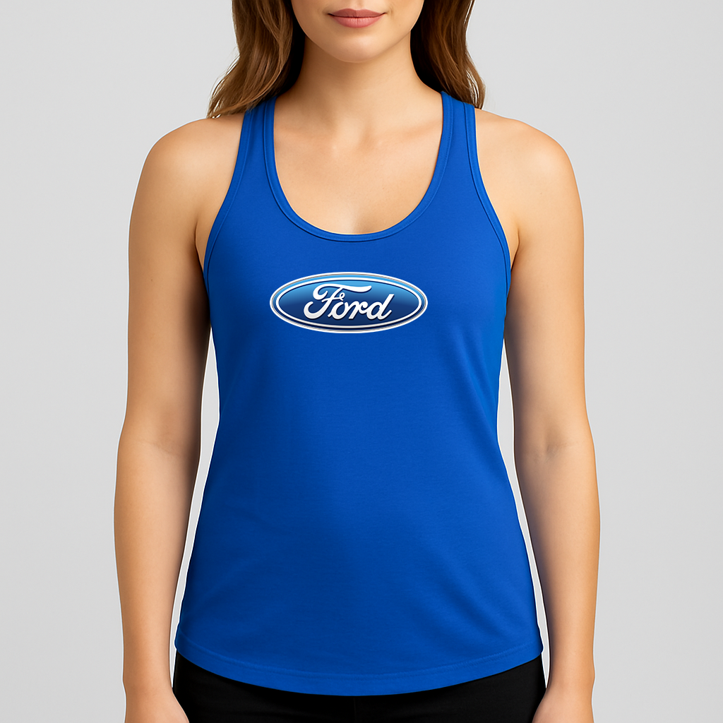 Women's Ford Car Racerback Tank Top