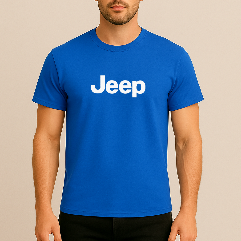 Men’s Jeep Car Cotton T-Shirt