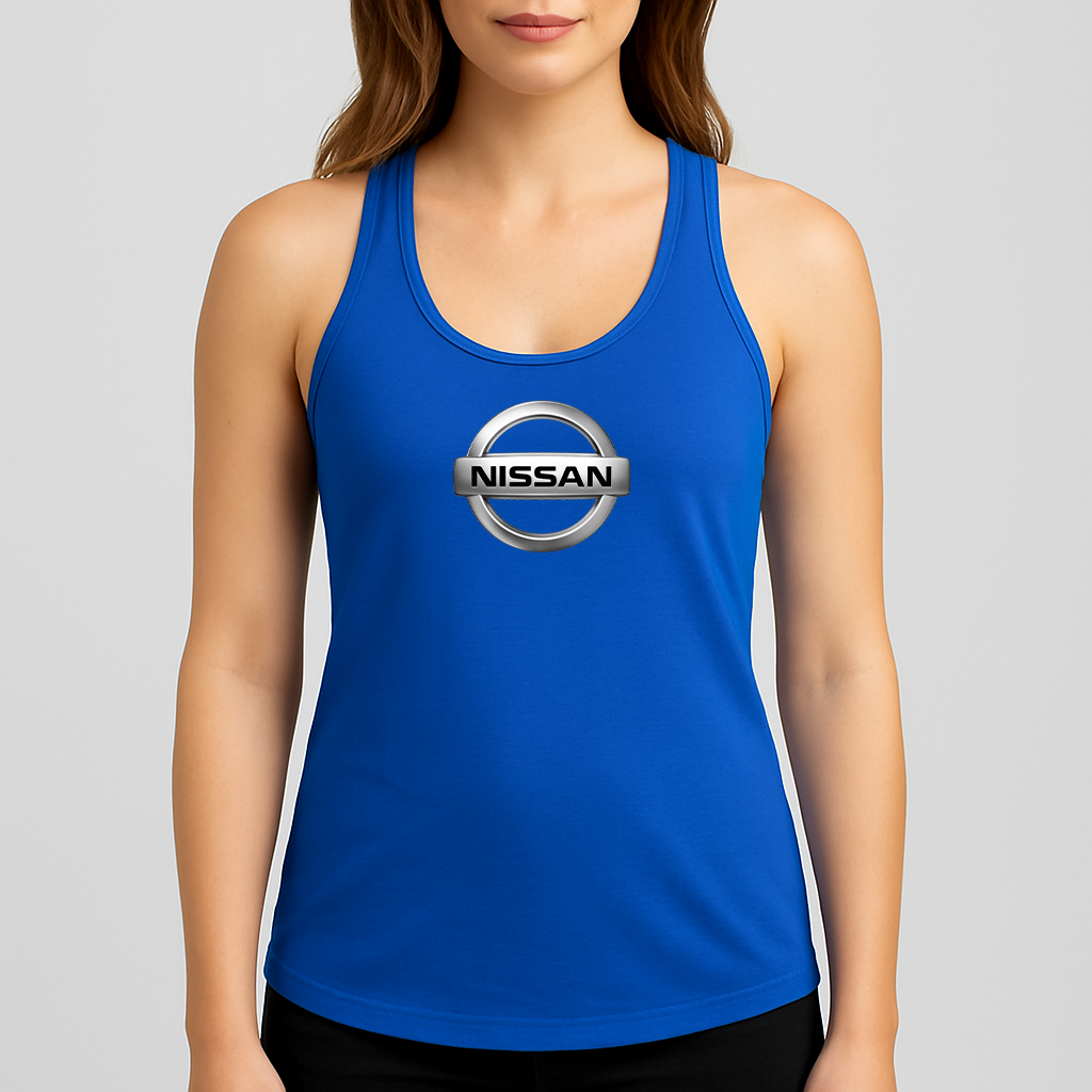 Women's Nissan Car Racerback Tank Top