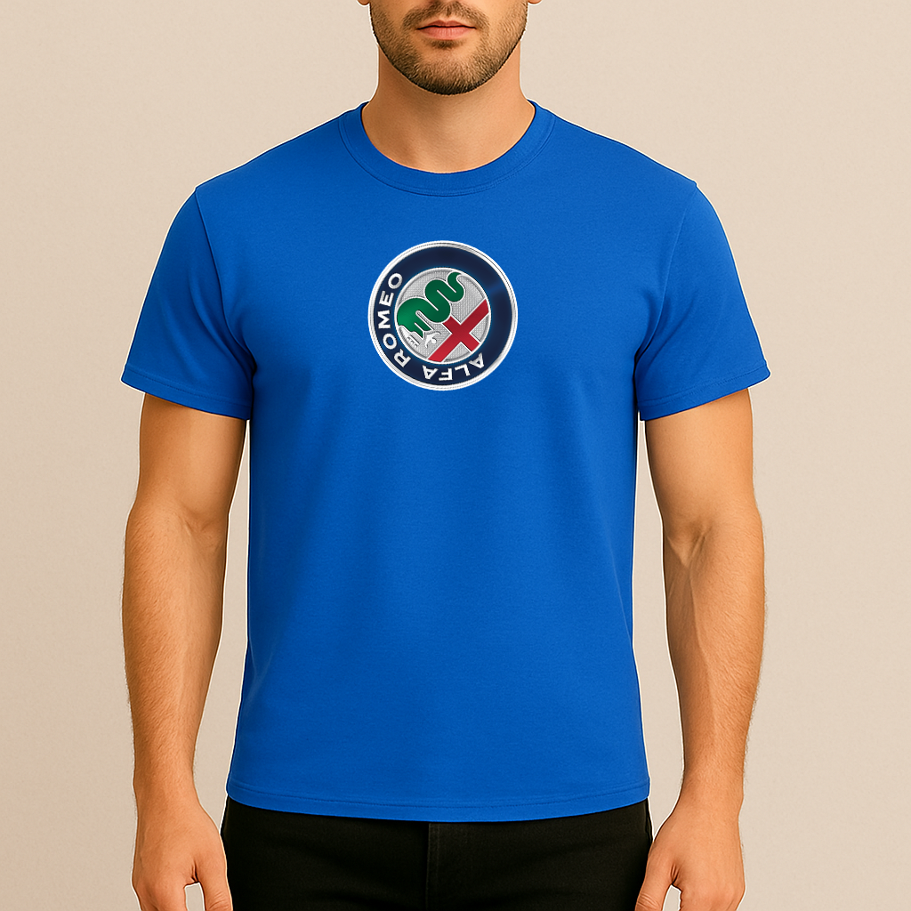 Men's Alfa Romeo Car Cotton T-Shirt