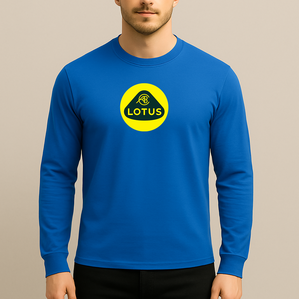 Men’s Lotus Car Long Sleeve T-Shirt