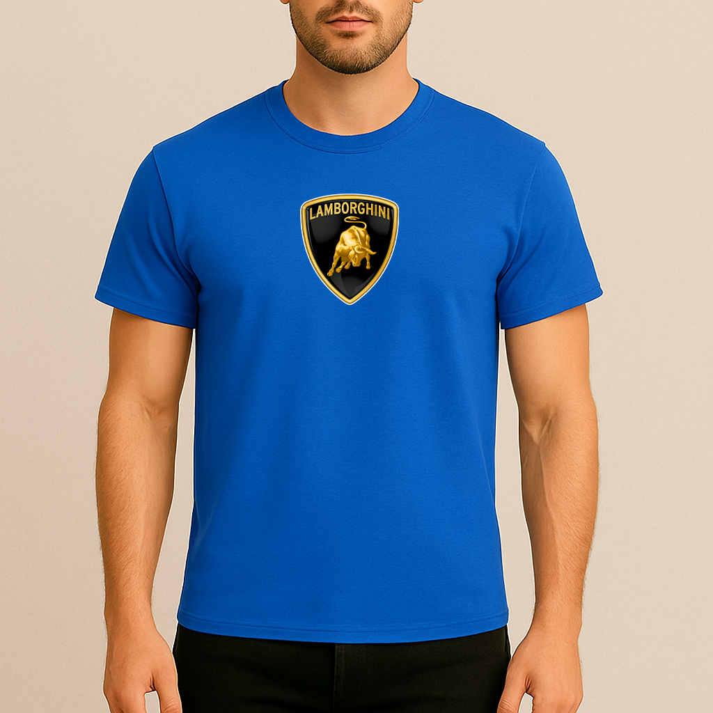 Men’s Lamborghini Car Cotton T-Shirt